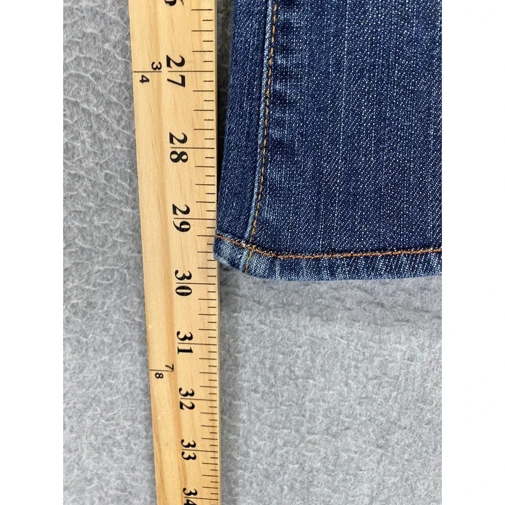 7 For All Mankind‎ Bootcut Jeans Womens 27 (29x29.5) Blue Dark Wash Low Rise